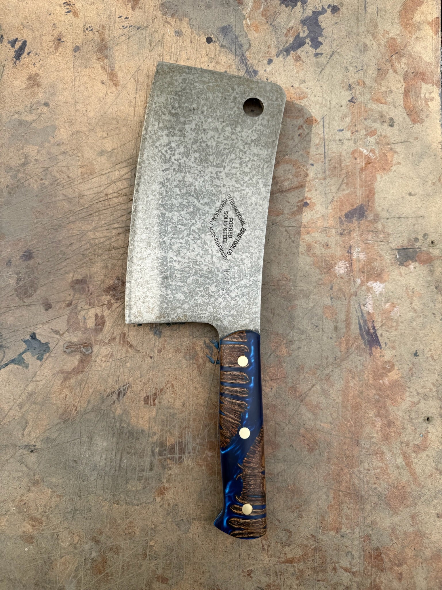 CHEF KNIFE (Rehabbed Cleaver)