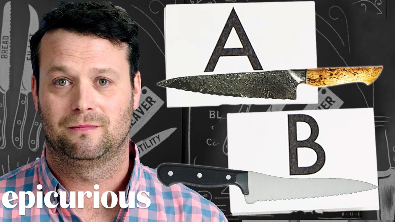 Knife Expert Guesses Cheap vs. Expensive Knives  Epicurious video - June 6th 2018