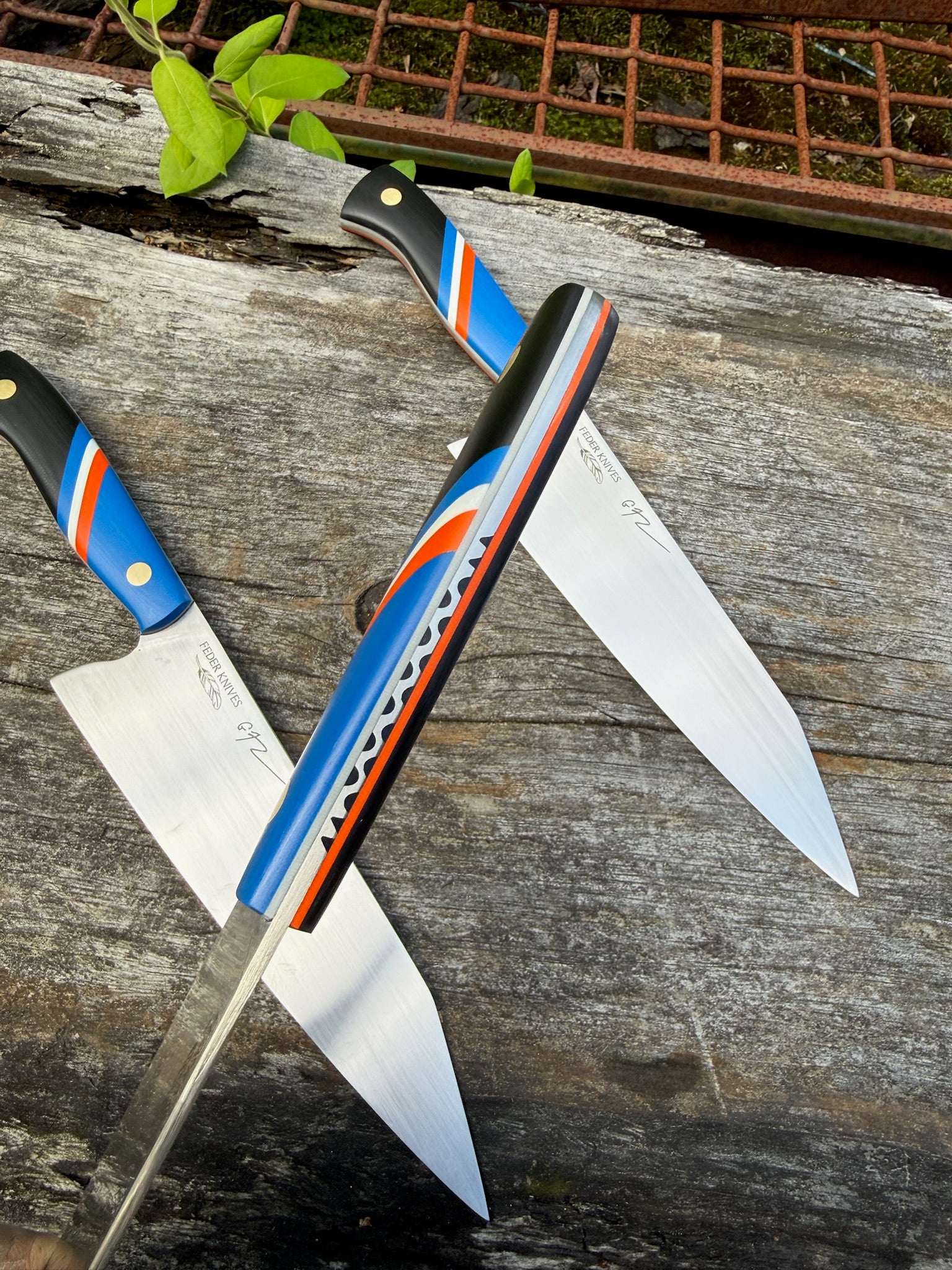 (Pre Order) Chef Knife (Limited Edition NY Knicks K-tip)