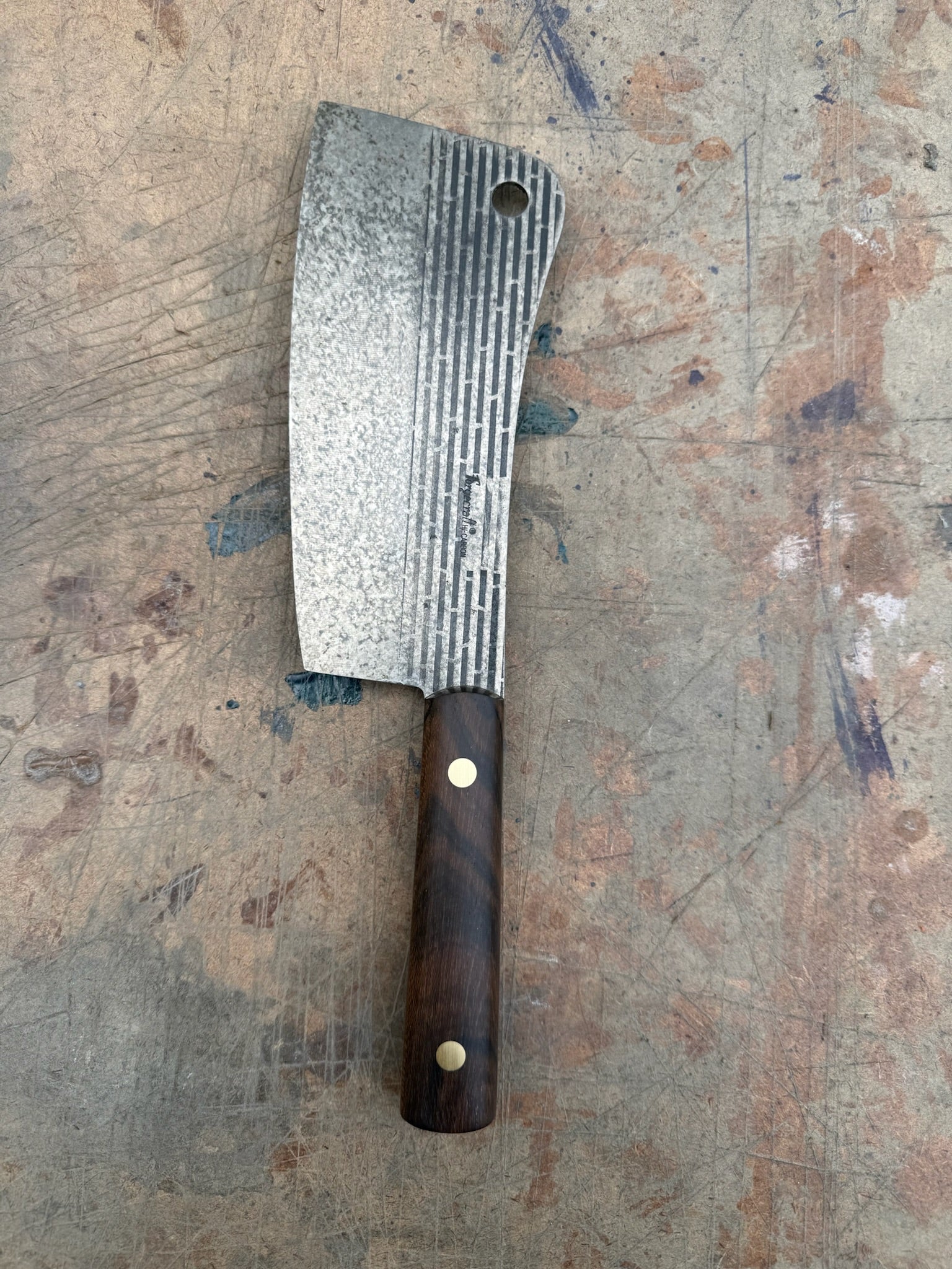 CHEF KNIFE (Rehabbed Cleaver)