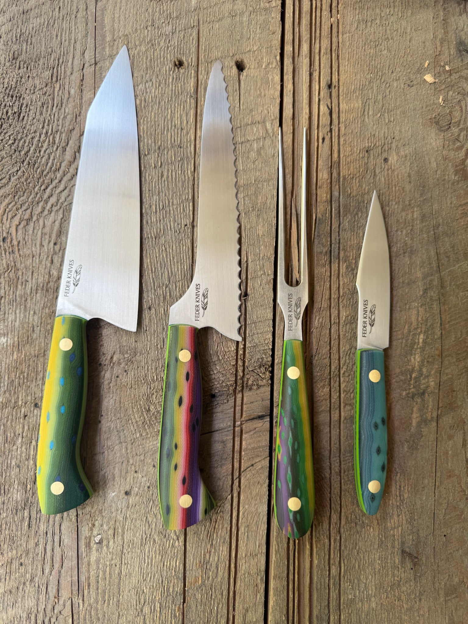 4 Piece G-Carta Trout Pattern Set