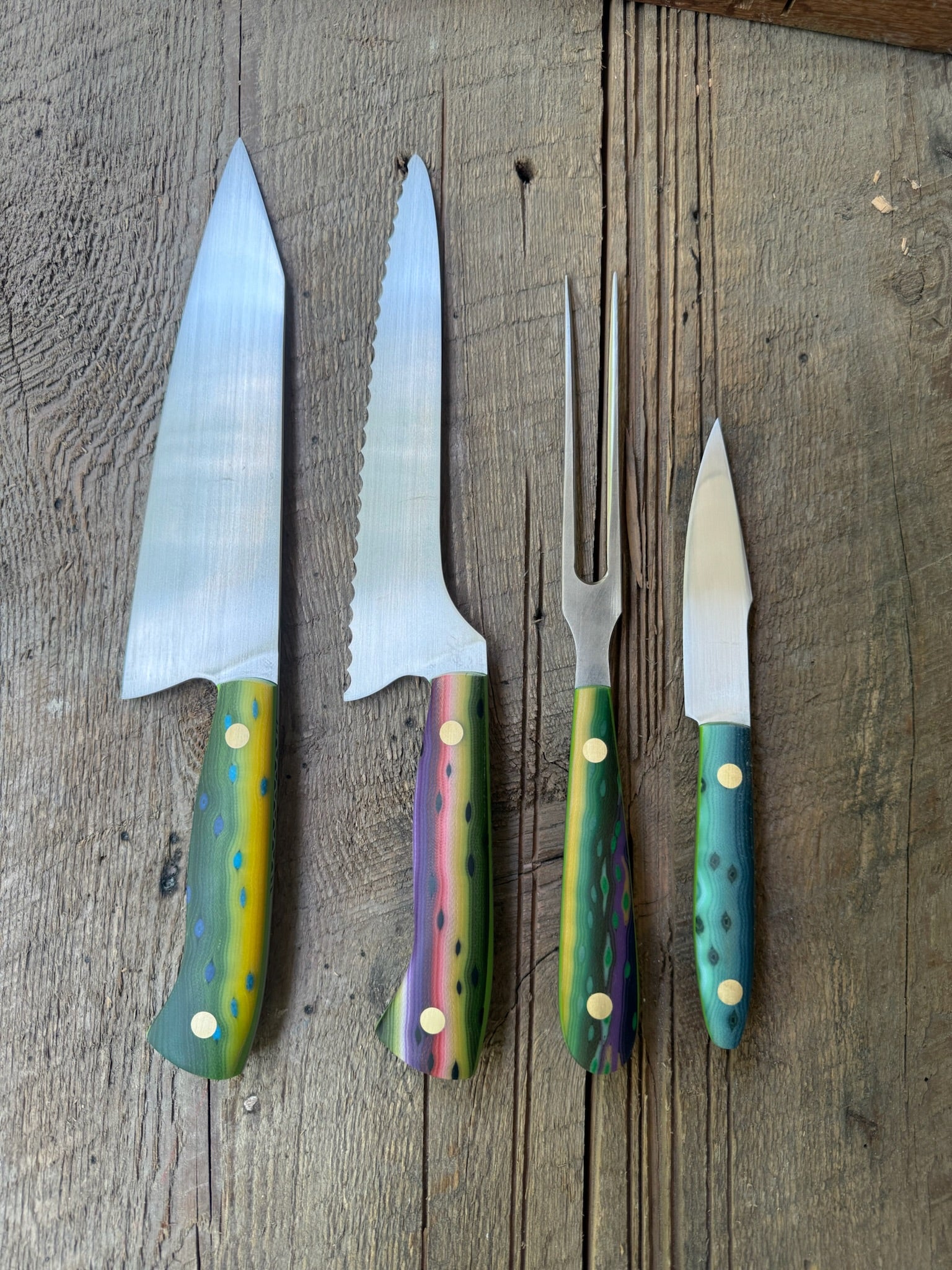 4 Piece G-Carta Trout Pattern Set